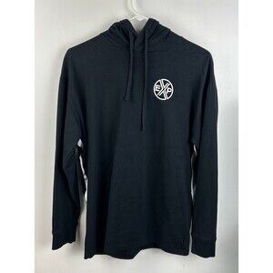 Express Men's Hoodie Pullover Size S Black White Logo 100% Cotton